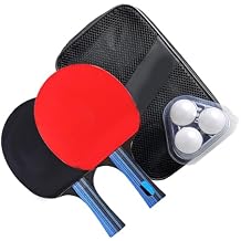 Table Tennis Racket Set Butterfly Paddles Pingpong Paddle Tt for Beginners Training Balls