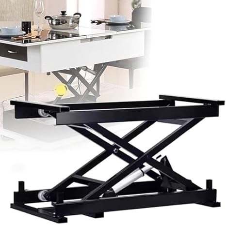 Electric Scissor Lift Table - Height Adjustable Hydraulic Lifting Platform with Wireless Remote Control for Warehouses & Factories - 100KG