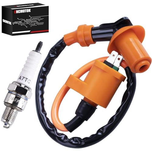 High Performance Racing Ignition Coil Electrode Spark Plug for Chinese 50cc 125cc 150cc Gy6 Moped Scooter ATV Go Kart