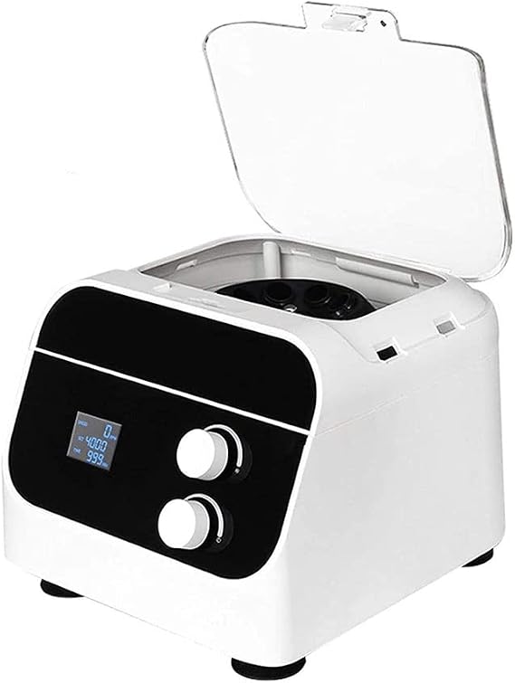 Lab Centrifugal Machine,Smart Electric Digital Centrifuge with LCD Screen,0-4000rpm for Serum/Fat Separator,6x10ml (4x100ml)