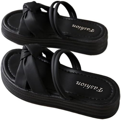 French two-wear sandals and women's shoes 2025 new soft-soled soft-faced niche with skirt thick-soled cool slippers tide