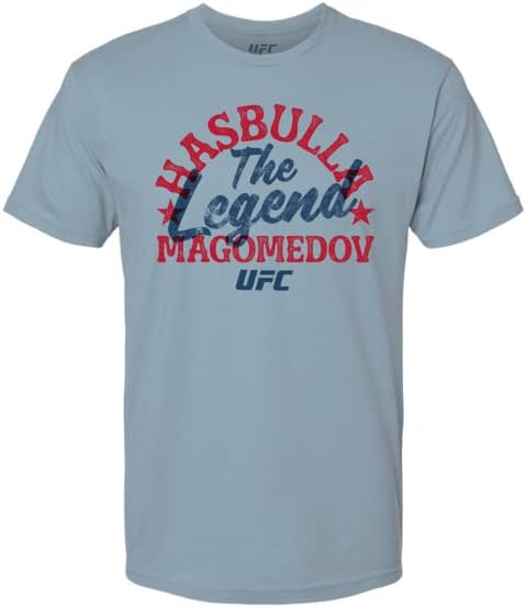UFC Hasbulla The Legend Men's Short Sleeve T-Shirt, Slate Blue, X-Large