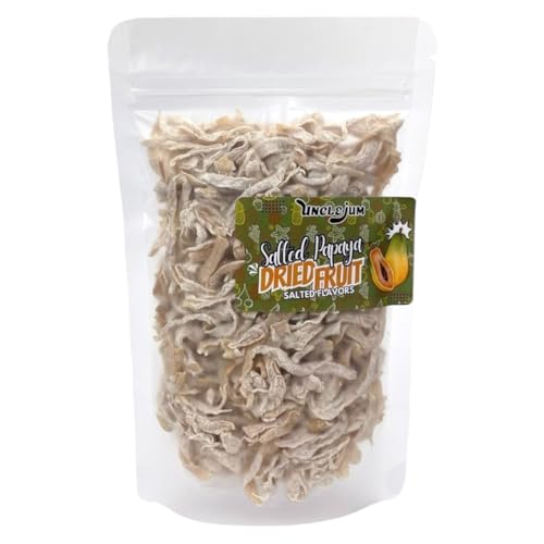 Thai Papaya Dried Fruit Sweet Sour and Salted Snack Tastes in one bite 30grams