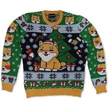 ThinkGeek Geeknet Shiba Inu Holiday Sweater