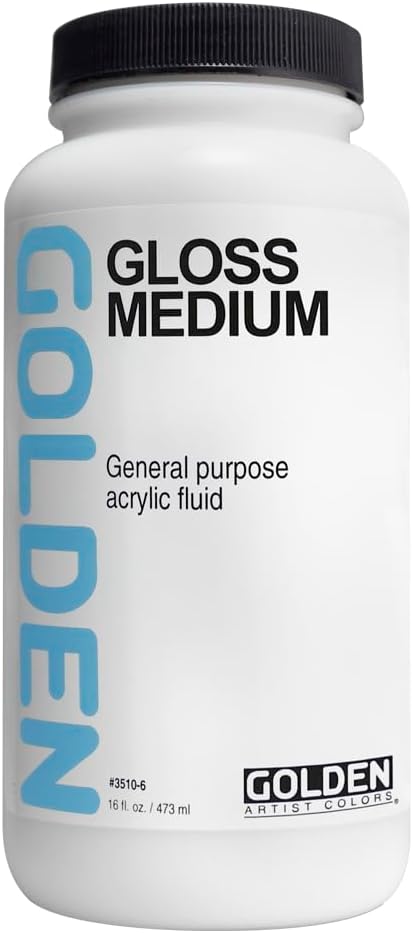 Acrylic Medium Golden Polymer Medium 16 oz