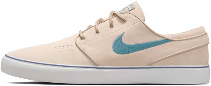 Nike SB Zoom Janoski OG+ Skate Shoes (FD6757-101, Sanddrift/Thunder Blue/Summit White/Smokey Blue) Size 7