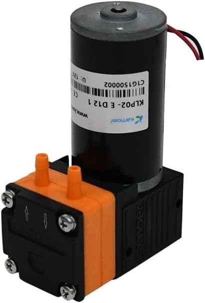 Mini Power Small Pump Kamoer 400ml/min KLP01 Mini Diaphragm Water Pump with 12V/24V Brush Motor Single Head for Liquid Transfer Weak Alkali and Acid (Voltage : DG(24V))