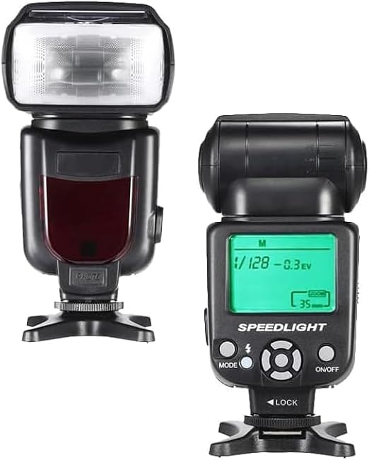 Speedlite Flash with LCD Display Compatible with Canon EOS R100