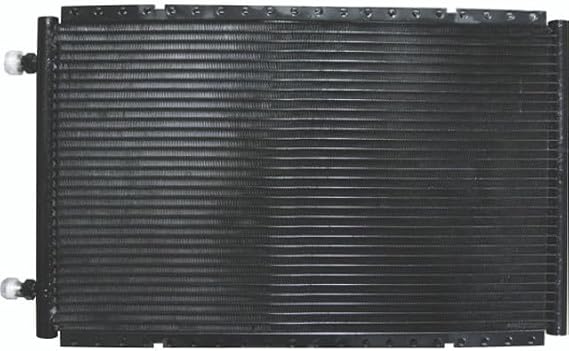 Vintage Air 03260-VUC Horizontal SuperFlow Air Conditioning Condenser with Bracket , Black