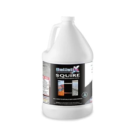 Ballistix Squire Sealer - Restores and Beautifies - Most Advanced Topcoat on the Market, Perfect Sealer for Epoxies, Polished Concrete and Grind and Seal Floors (1 Pint)