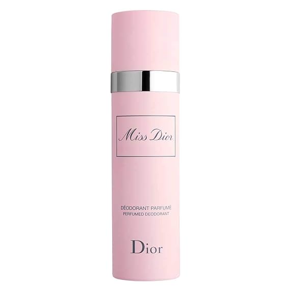 Miss Dior by Christian Dior Perfumed Deodorant Spray for Women, 3.4 Ounce
