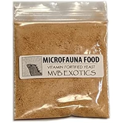 Microfauna Springtail Isopod Food - 30 Day Supply - Vitamin Fortified - MVB Exotics