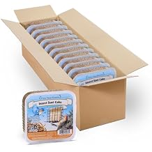 Pine Tree Farms Insect Suet Cake for Wild Birds 12 oz. (Pack of 12)