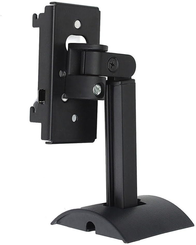 YJDOORPLAY Wall Mount Bracket for Bose Cube Speaker Adjustable Swivel Tilting ABS Material Space Saving Bracket (Black)