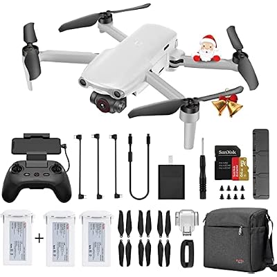 Autel Robotics EVO Nano Plus Premium Bundle,249g Mini Professional Drone with 4K RYYB HDR Camera, 50 MP Photos, 11.28 CMOS, No Geo-Fencing, EVO Nano Extra 64G SD Fly More Combo White