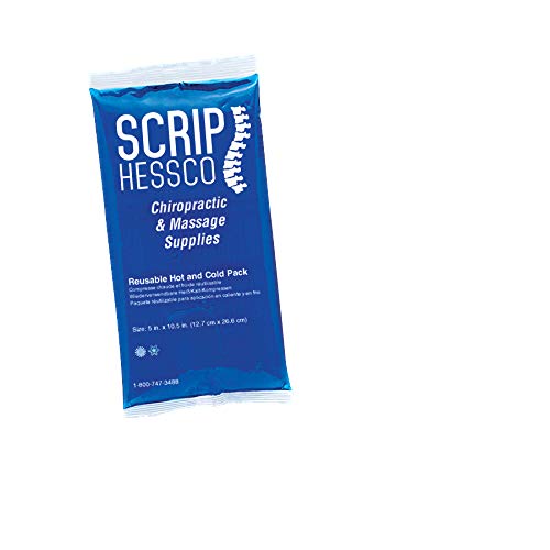 Reusable Hot and Cold Gel Pack by ScripHessco - 5 inch x 10. 5 inch Gel Ice Pack - Durable, Remains Flexible When Frozen - HotCold Therapy Pain Relief for Knee, Shoulder, Back, Neck, Ankle - 1 Pack