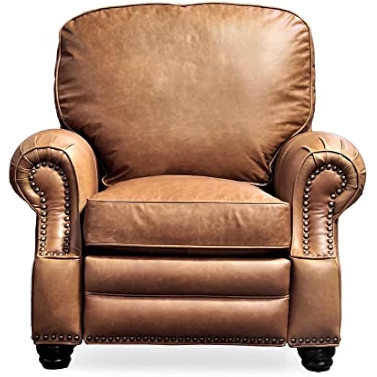 BarcaLounger Longhorn ll Leather Recliner Brown