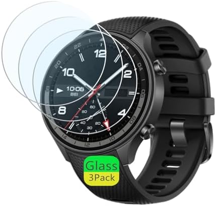 Screen Protector Compatible for OnePlus Watch 2R 3 Pack Smartwatch Clear Tempered Glass protective film