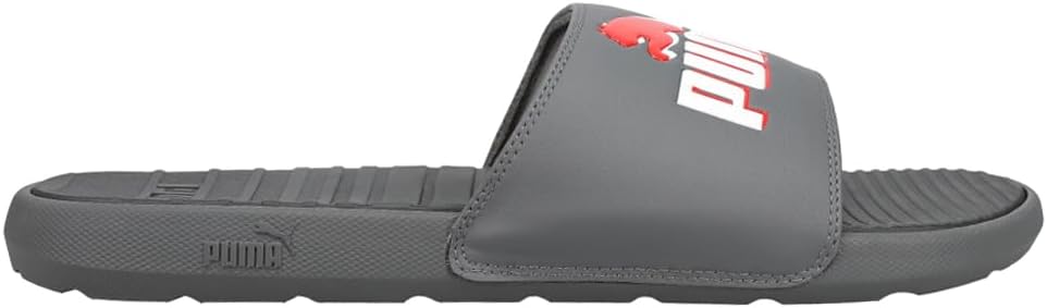 PUMA Mens Cool Cat Leap Logo Slide Casual Sandals Casual - Grey