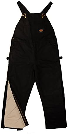 Rasco FR HEAVY Black INSULATED Winter Bib Overalls - Flame Resistant BLHB2427 Size: 42W x 32L
