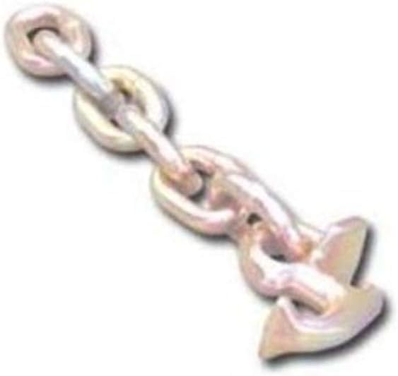 MO-CLAMP 6306 R Hook with 3/8 Chain | 5-Ton Frame Straightening & Vehicle Tie-Down Hook | Collision Repair Pulling Accessory | Made in USA