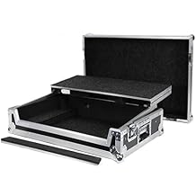 DEEJAY LED Fly Drive Case For Pioneer XDJ-RX2 All-in-one DJ system w/sliding laptop shelf w/Wheels BLACK Color - TBHXDJRX2LT