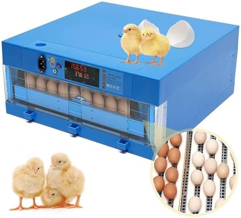 Fertile Chicken Eggs for Hatching - Automatic Egg Turner with Temperature Control, Humidity Control, and Auto Water Refill for Chickens, Ducks, and Quail
