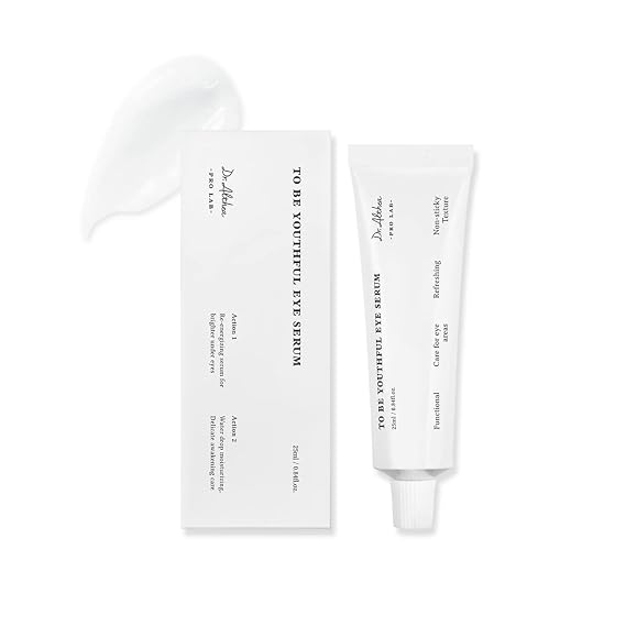 Dr.Althea To Be Youthful Eye Serum - Vegan eye serum, Lightweight, Hydrating around eyes, Reduce fine lines around eyes, Fast absorption. Adenosine and Tocopherol included, Revitalize sagging skin