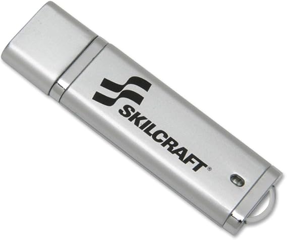 SKILCRAFT 7045-01-558-4986 USB Flash Drive with Plug-and-Play Technology, 2GB Capacity ( 6 per Box)