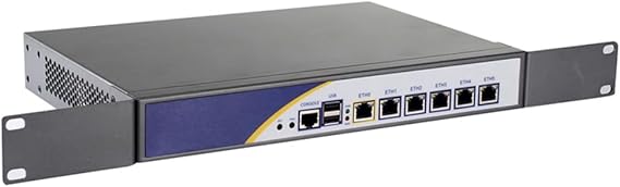 Firewall Hardware, Mikrotik, OPNsense, VPN, Network Security Appliance, Router PC, J4105 J4125, RS03, AES-NI, 6 x Intel Gigabit LAN, COM, VGA, Fan, 4G RAM 128G SSD
