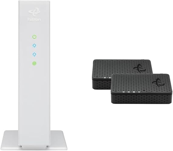 Hitron Ultimate WiFi Boost Bundle: CODA56 Multi-Gigabit Modem + HTEM5 Multi-Gigabit MoCA Adapters