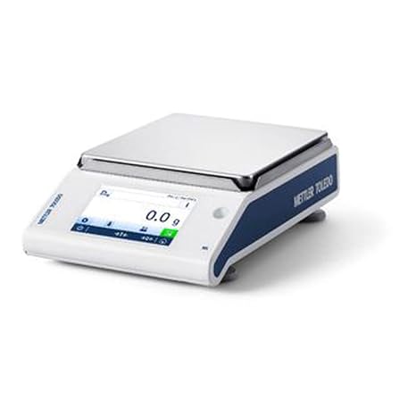Mettler Toledo 30243412 Model ML802T Precision Balance, 820 g Maximum Load Capacity x 0.01 g Readability