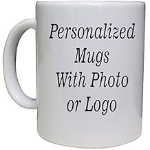 Personalized Coffee Mug 11oz - Custom Mug for Men, Women, Teens - Add Photo, Text, or Logo