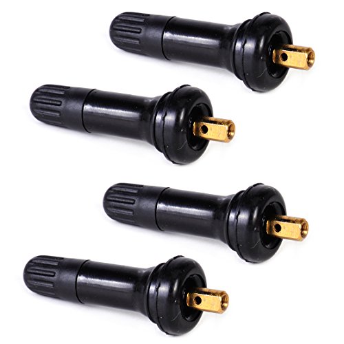 beler 4pcs Tire Pressure Monitor Sensor TPMS Snap in Tire Valve Stems for Buick Cadillac Chevy GMC Hummer Pontiac