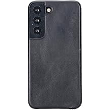 Samsung Galaxy S22 Compatible Leather Back Case Cover UJ RST1 Black