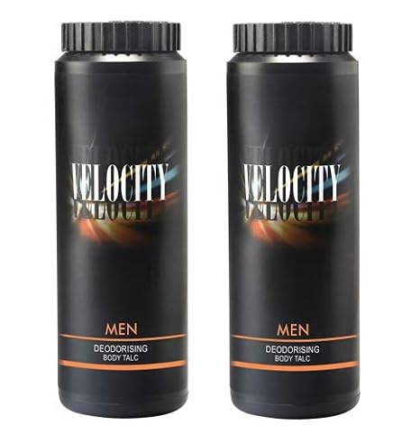 Modicare Velocity Men Deodorising Body Talc (100gm Each)-Pack of 2