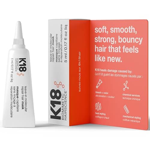 K18 Leave-In Repair Hair Mask Treatment to Repair Dry or Damaged Hair - 4 M