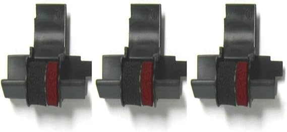 (3 Pack) Nu-Kote NR42 Compatible Ink Roller (Black and Red)