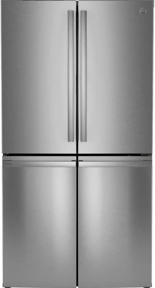 GE PAD28BYTFS 36 Inch Freestanding 4-Door French Door Smart Refrigerator with 28 cu. ft.