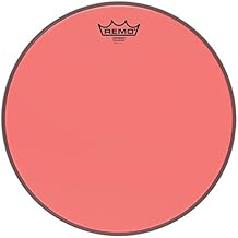 Remo Emperor Colortone Red Drumhead, 18"