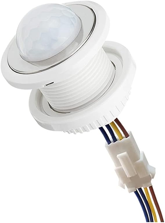 Mini Motion Sensor Light Switch 110-220V PIR Sensor Smart Detection Time Delay Adjustable Infrared Induction Detector for Strip LED Ceiling Lamp