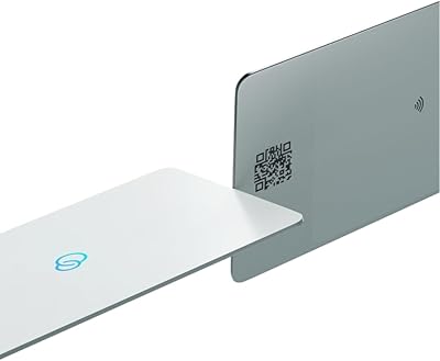 Circo Smart NFC Networking Card - Digital Business Card | Social Media Sharing & Instant Contact - Easy Touch Sharing Metal White