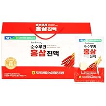 Korean Red Ginseng Herbal Tea Sachets 6-Year-Old Korean Ginseng with 9 Plant Extracts Portable, Sweet & Bitter Rich Flavor, Ready-to-Drink_70ml (2.37 oz) x 30 Packs