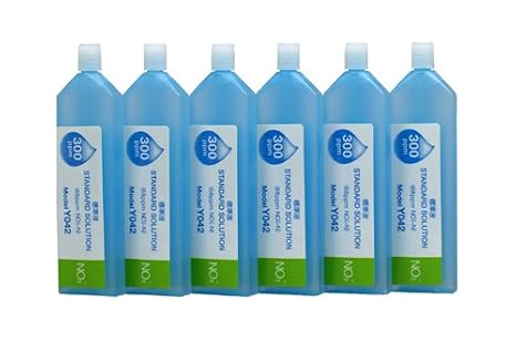 HORIBA Y042 Nitrate Ion Standard Solution 300ppm for LAQUAtwin NO3-11 (Bottle of 6)