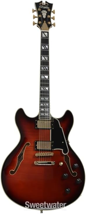 D'Angelico Excel DC Electric Guitar - Amaretto Burst
