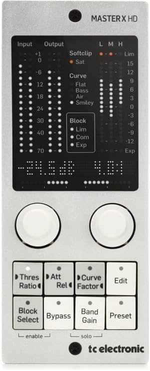 TC Electronic Master X HD-DT Multiband Dynamics Processor Plug-in with Dedicated Hardware Controller