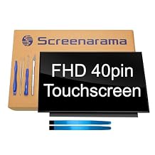 SCREENARAMA New Screen Replacement for HP pn L47876-JD4 CMO N156HCN-EBA REV.C6 (FHD 40pin Touch IPS) LCD LED Display with Tools and Tape