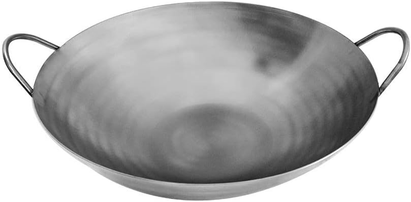 Prolinemax 22 Carbon Steel Wok Pan Gourmet Chef Chinese Traditional Wok Cookware