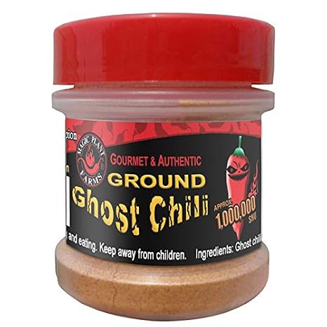 Bhut Jolokia Chili aka Ghost Pepper Powder by Magic Plant (1/2oz)