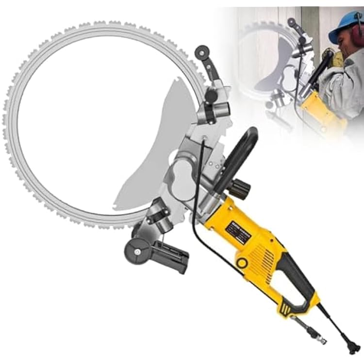 Concrete Ring Saw,Professional Electric Concrete Saw,Brushless Motor,Wet Water Supply Dust Suppression,for Stone Ac8500